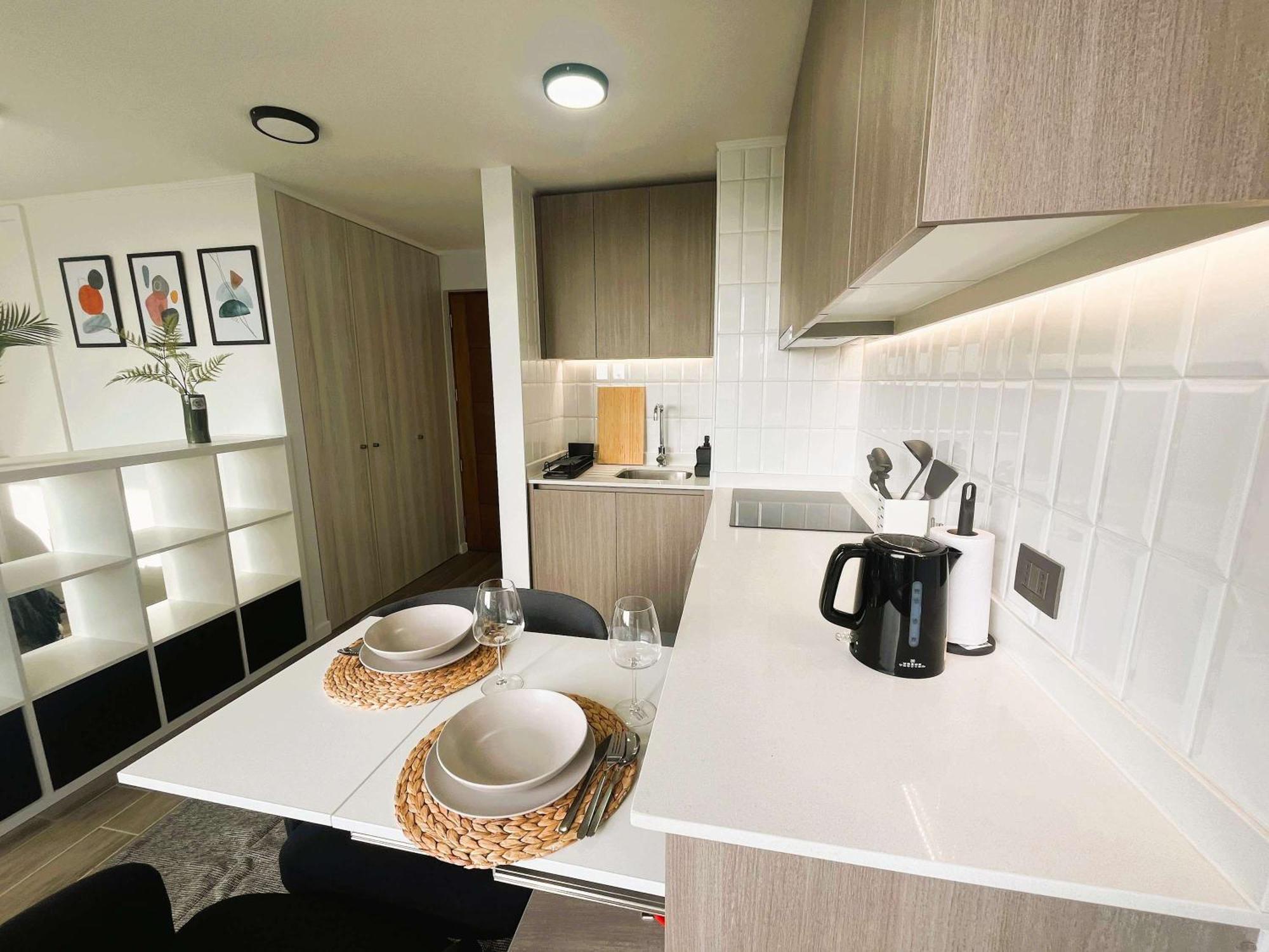 Hom I Calle Marchant Pereira Dpto Estudio En Nunoa Apartamento Santiago