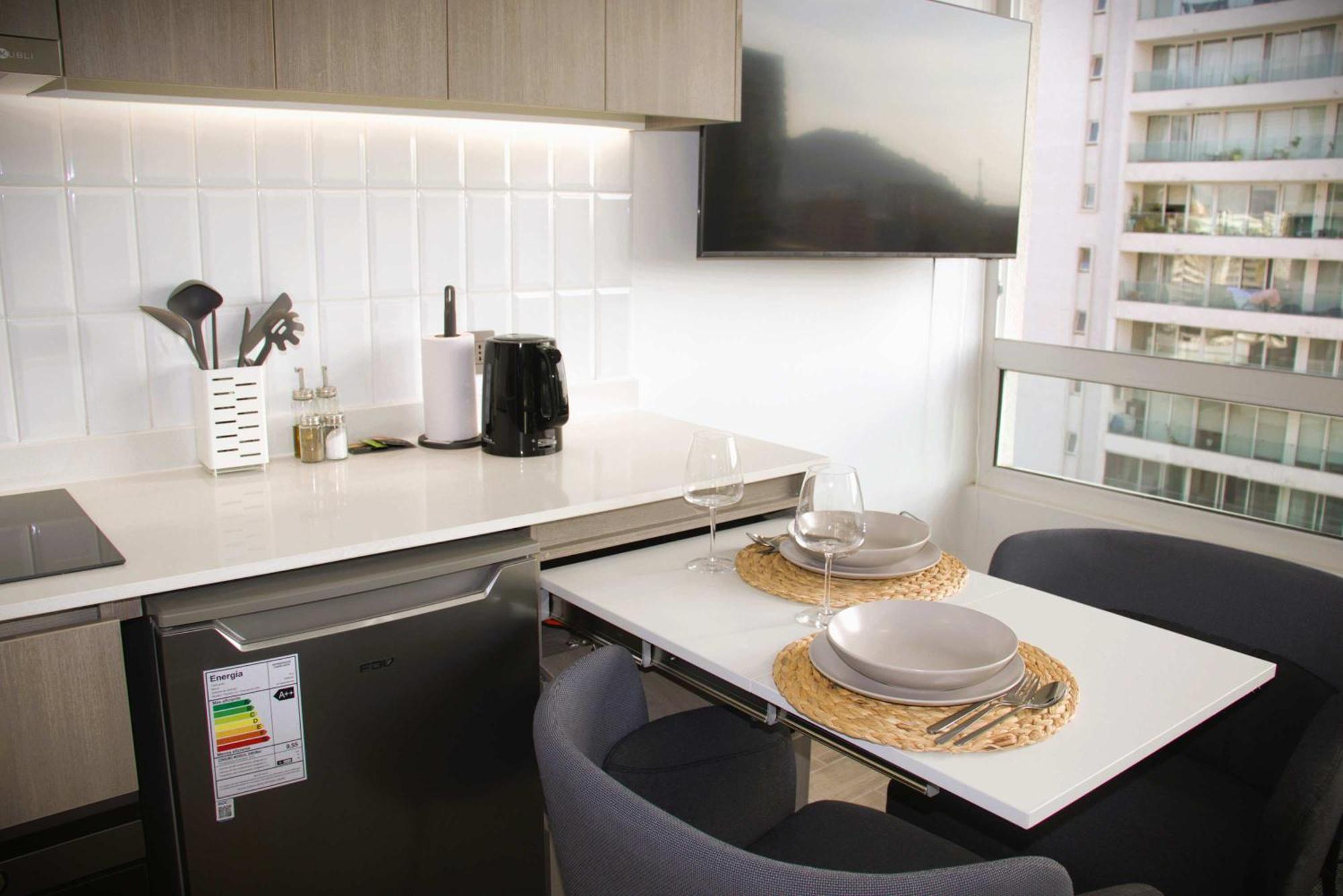 Hom I Calle Marchant Pereira Dpto Estudio En Nunoa Apartamento *